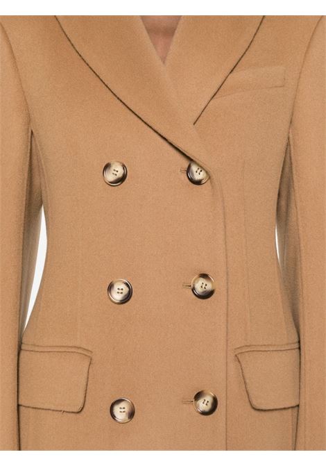 Beige morgana double-breasted coat Maxmara Sportmax - women MAXMARA SPORTMAX | 2422016041600001